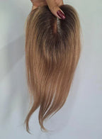 Fringe Topper - Silk Base, Free Part