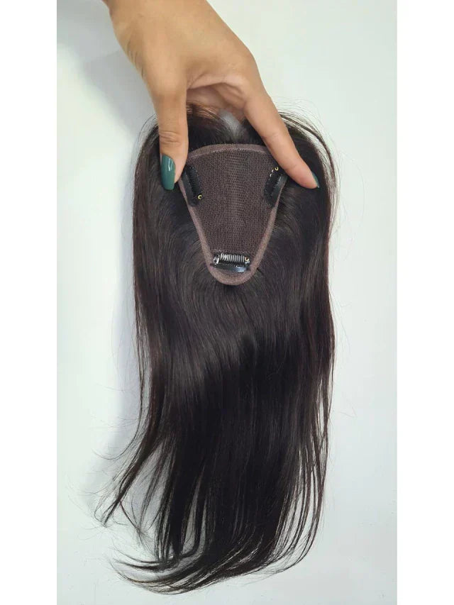 Fringe Topper - Silk Base, Free Part