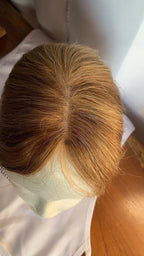 Fringe Topper - Silk Base, Free Part