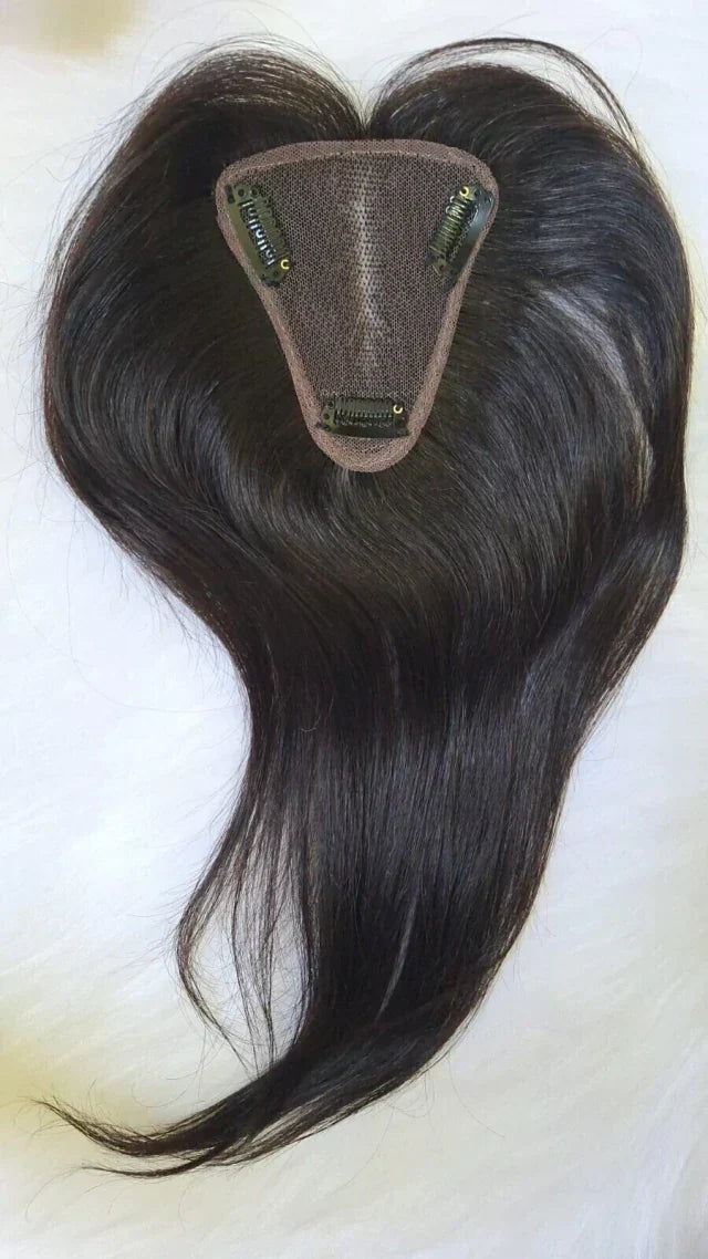 Fringe Topper - Silk Base, Free Part