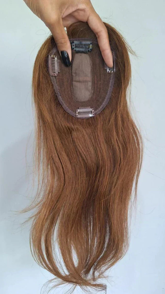 Human Hair Topper - 13x13 cm Base