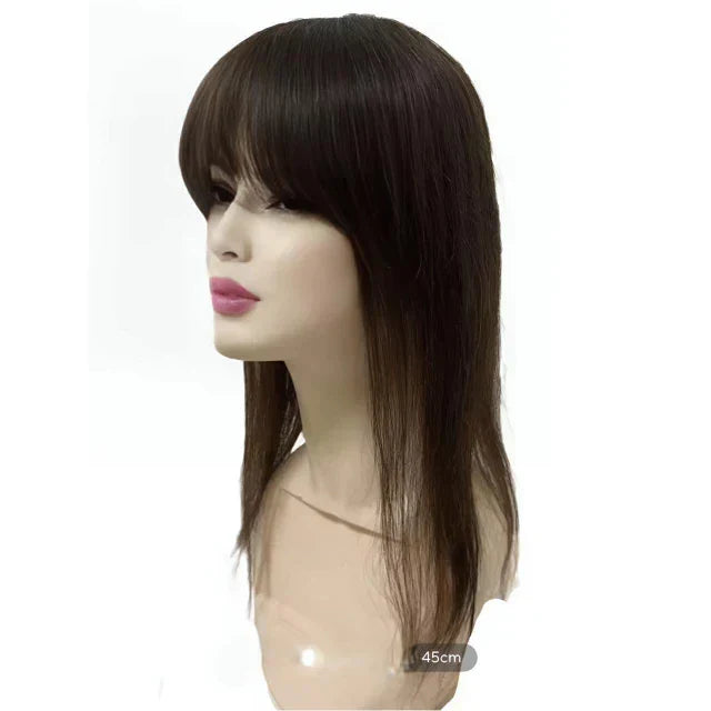 Human Hair Topper - 13x13 cm Base