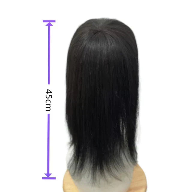 Human Hair Topper - 13x13 cm Base